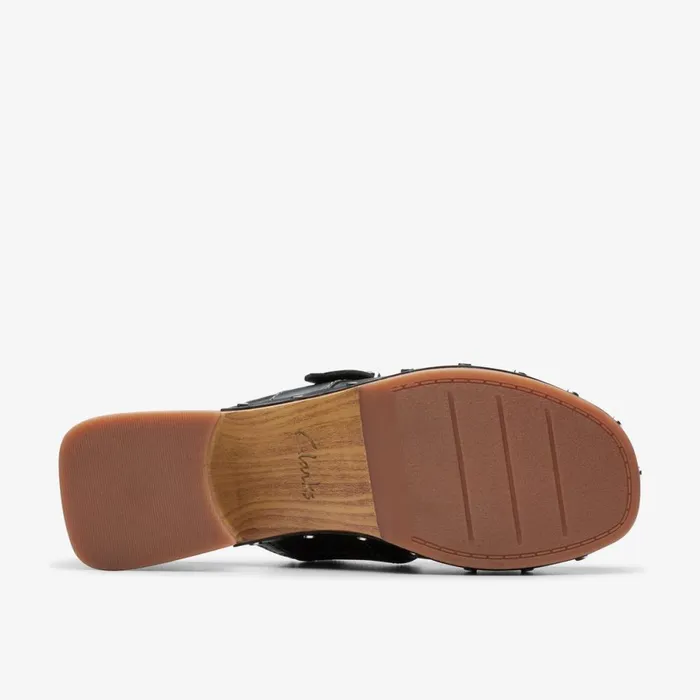 Clarks Black Shoes Sivanne Sun Black Leather 8211 Women