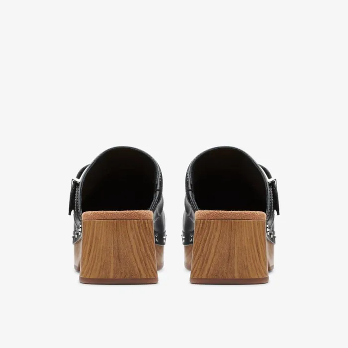 Clarks Black Shoes Sivanne Sun Black Leather 8211 Women