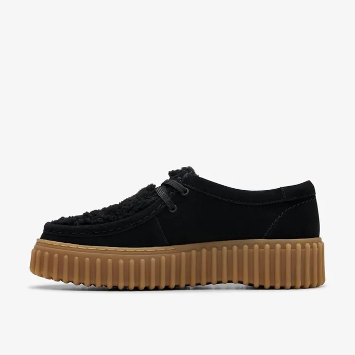 Clarks Black Shoes Torhill Bee Black Interest 8211 Women