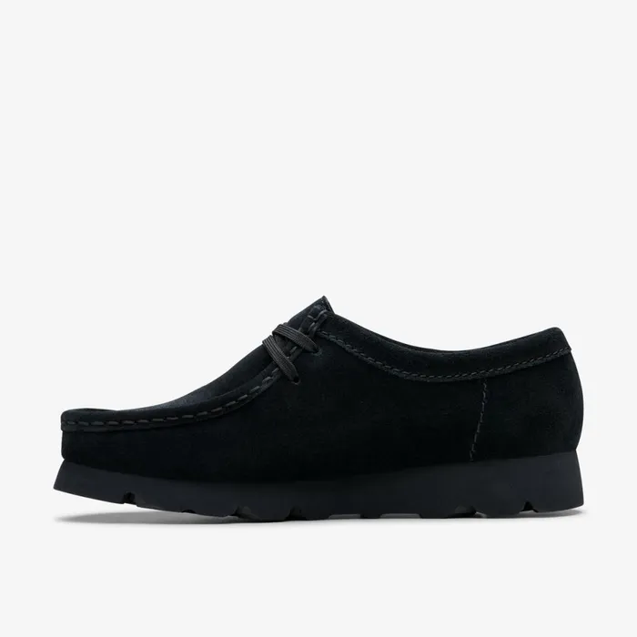 Clarks Black Shoes Wallabee GoreTex Black Suede 8211 Women