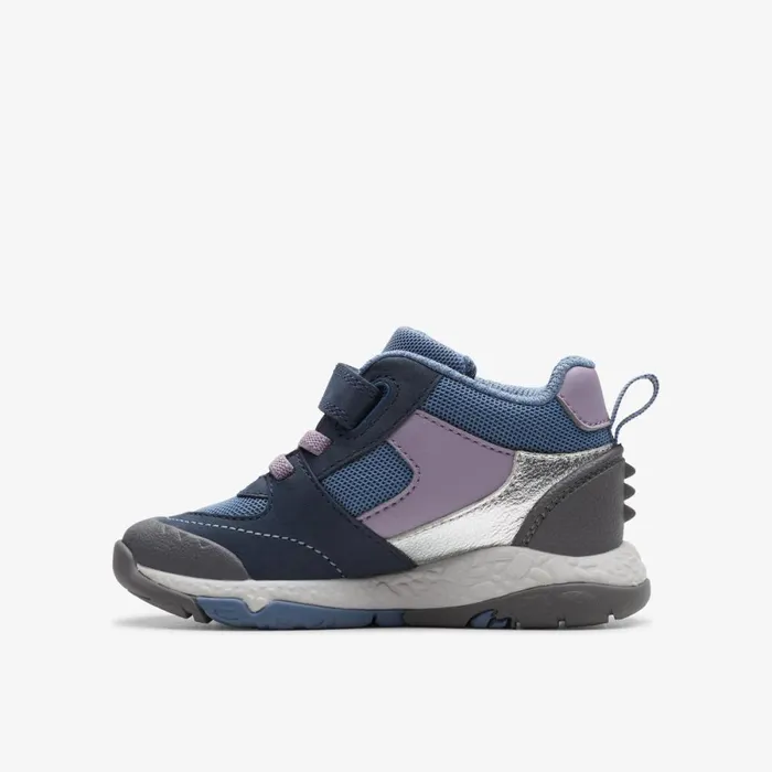 Clarks Boots Steggy Stomp Toddler Lilac Combination 8211 Kids