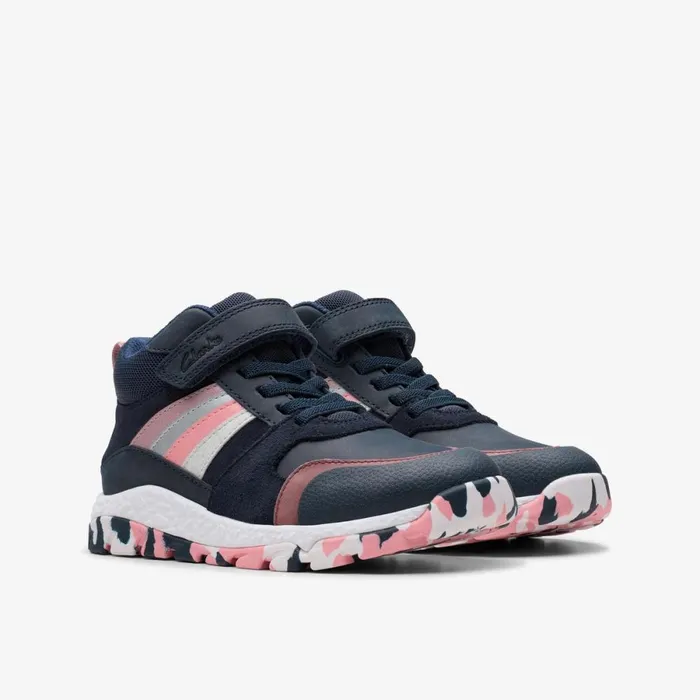 Clarks Boots Tidal 2 Glow Navy Multicolour 8211 Kids