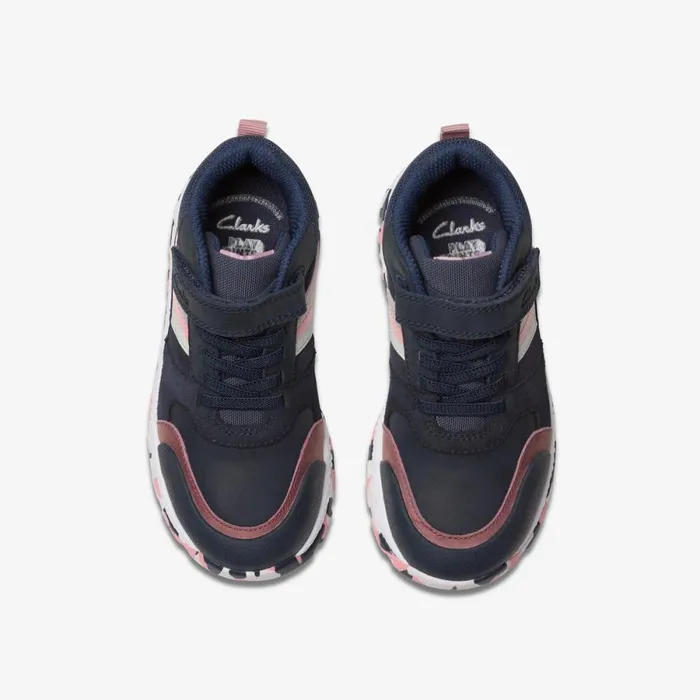 Clarks Boots Tidal 2 Glow Navy Multicolour 8211 Kids