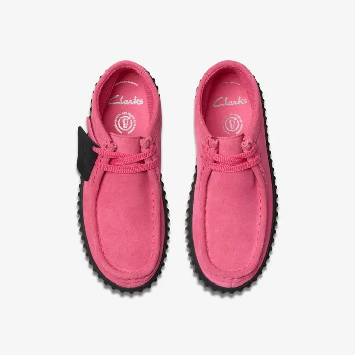 Clarks Boots Torhill Fuchsia Suede 8211 Kids