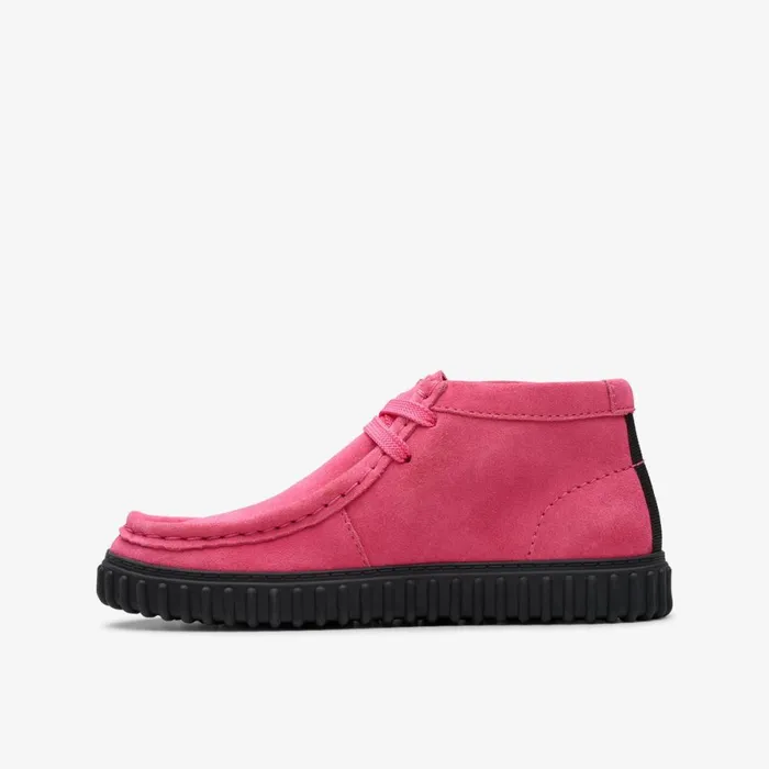 Clarks Boots Torhill Fuchsia Suede 8211 Kids