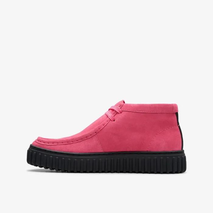 Clarks Boots Torhill Older Fuchsia Suede 8211 Kids