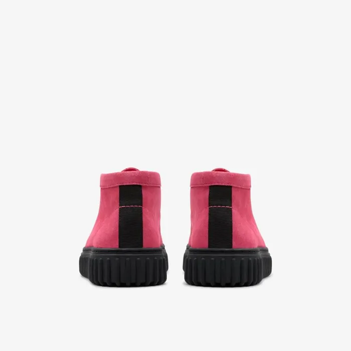 Clarks Boots Torhill Older Fuchsia Suede 8211 Kids