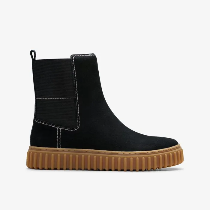 Clarks Boots Torhill Top Older Black 8211 Kids