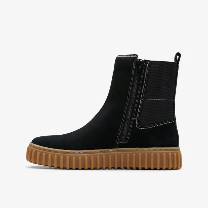 Clarks Boots Torhill Top Older Black 8211 Kids