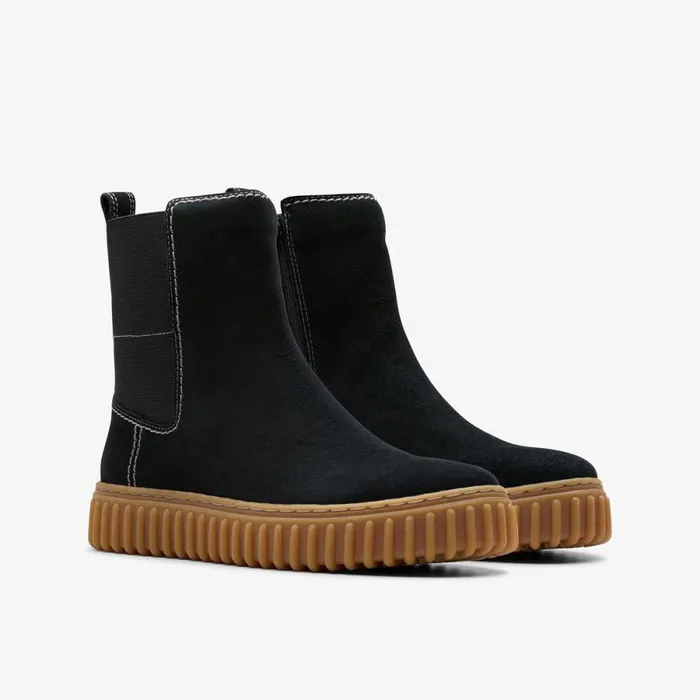 Clarks Boots Torhill Top Older Black 8211 Kids