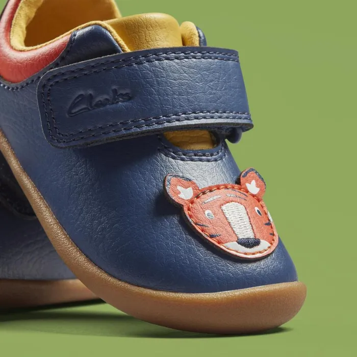 Clarks Canvas Roamer Safari Toddler Navy 8211 Kids