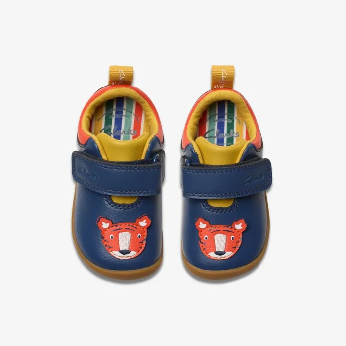 Clarks Canvas Roamer Safari Toddler Navy 8211 Kids