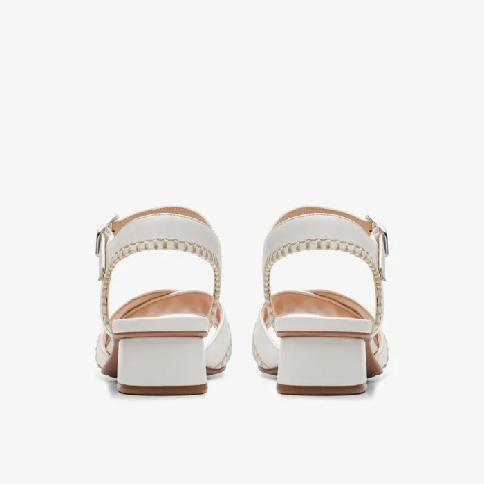 Clarks Heels Serina 35 Cross Off White Leather 8211 Women