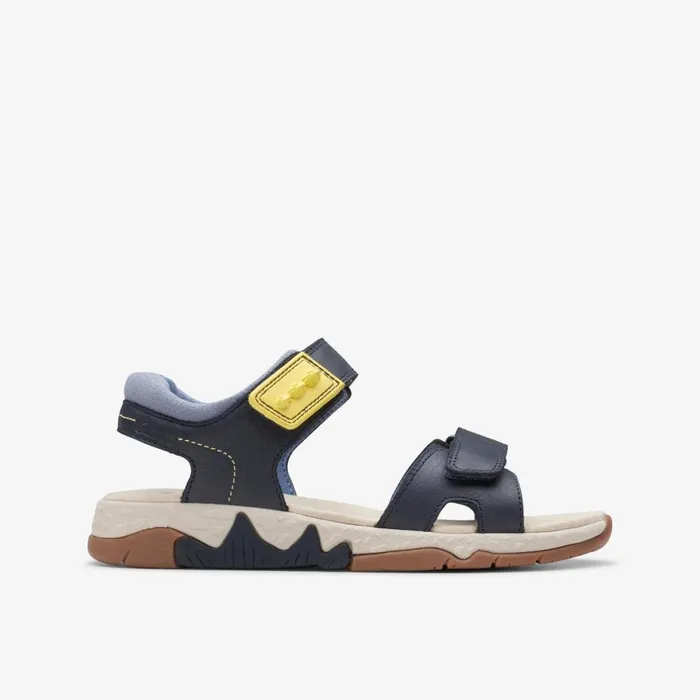 Clarks Sandals Spiney Step Navy 8211 Kids