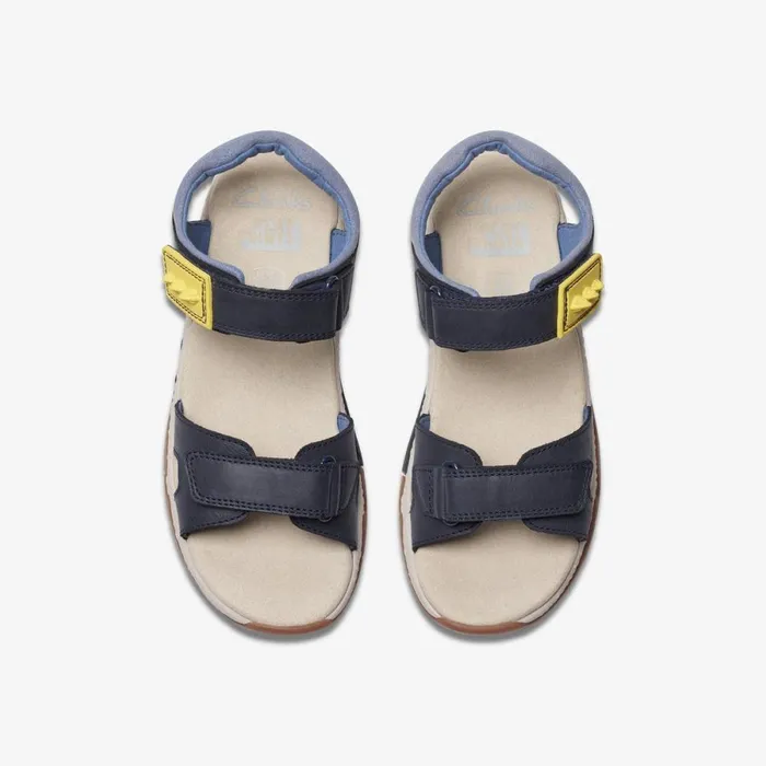 Clarks Sandals Spiney Step Navy 8211 Kids