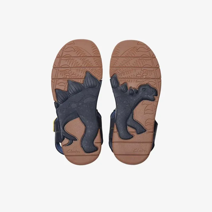 Clarks Sandals Spiney Step Navy 8211 Kids