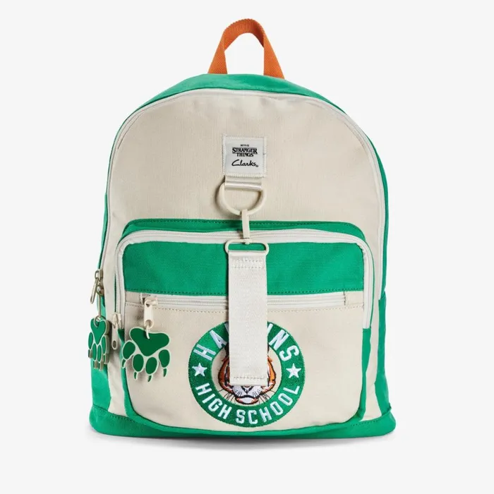 Clarks School Bags Stranger Things Pack Off White Combination 8211 Kids