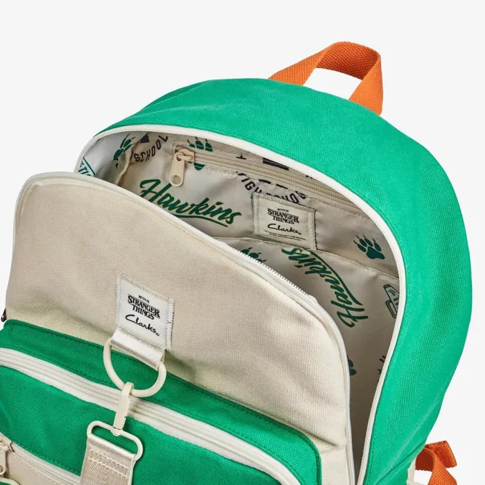 Clarks School Bags Stranger Things Pack Off White Combination 8211 Kids