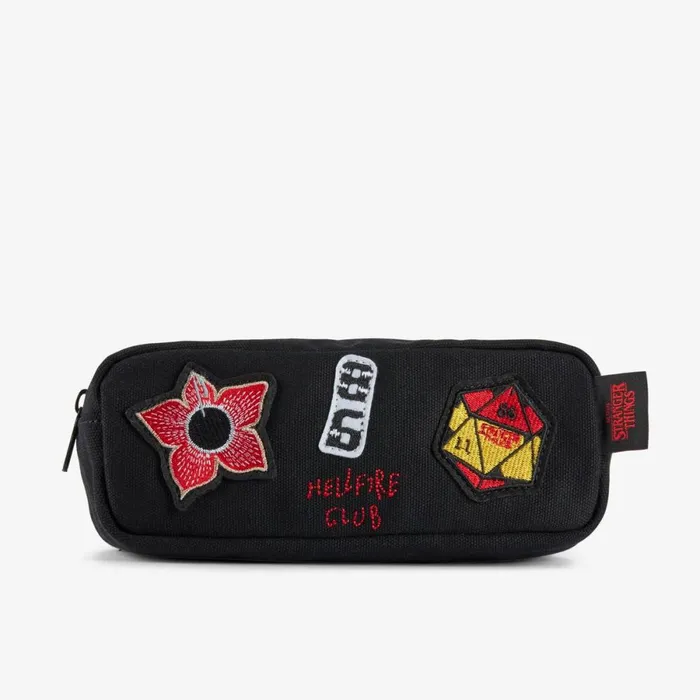 Clarks School Bags Stranger Things Pencil Case Black Combination 8211 Kids