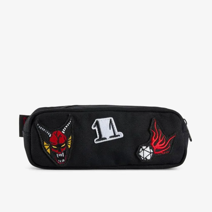 Clarks School Bags Stranger Things Pencil Case Black Combination 8211 Kids