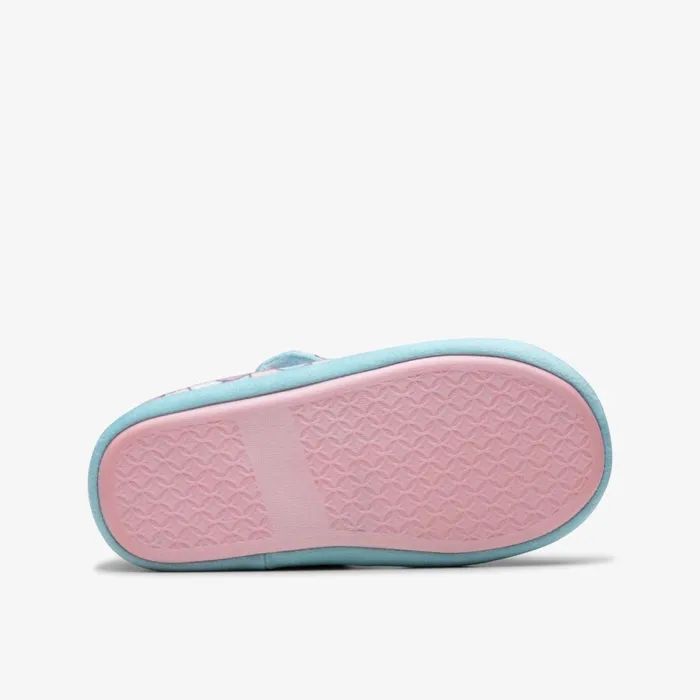 Clarks Slippers Fluffy Snug Pink Multicolour 8211 Kids