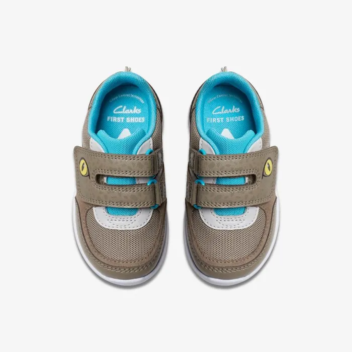 Clarks Trainers Ath Saurus Toddler Sage 8211 Kids