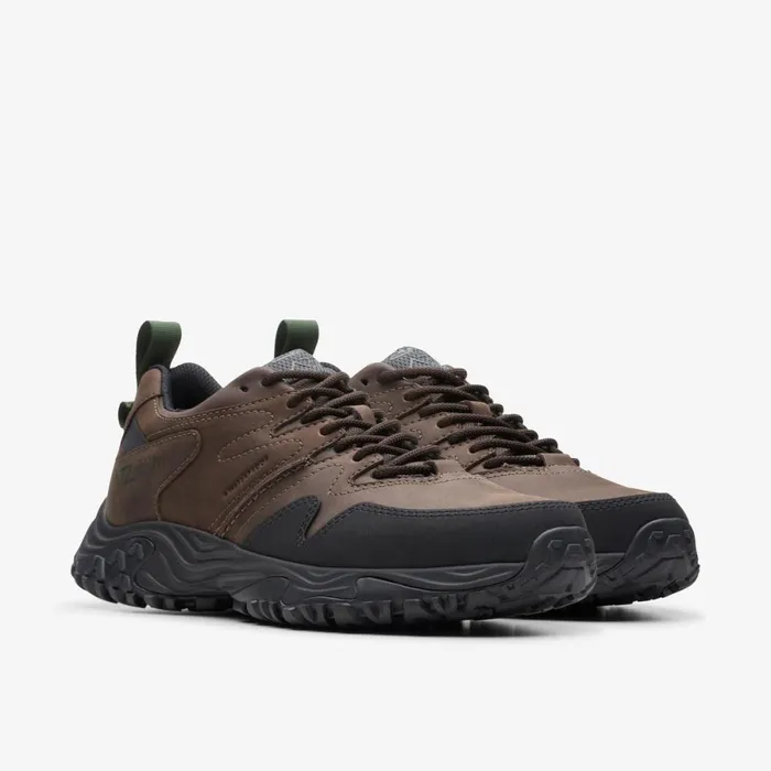 Clarks Trainers Atl Walk Go Waterproof Dark Brown Leather 8211 Men