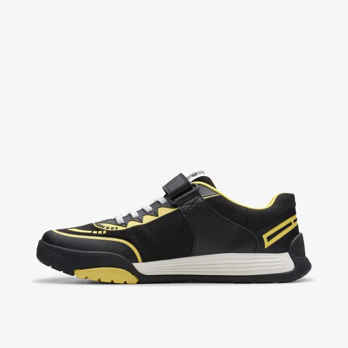 Clarks Trainers Cica Star Flex Youth Black Combination 8211 Kids