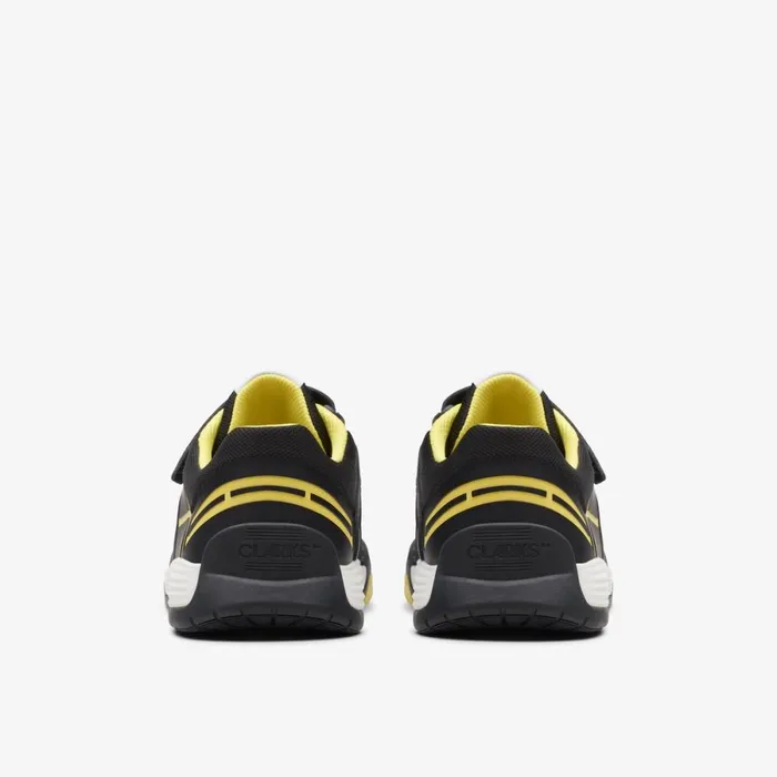 Clarks Trainers Cica Star Flex Youth Black Combination 8211 Kids