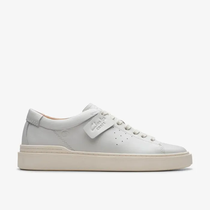 Clarks Trainers Craft Swift White Leather 8211 Men