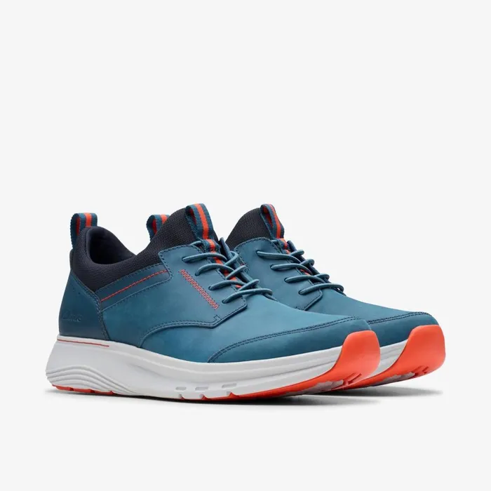 Clarks Trainers Motion Trek Ez Teal Combination 8211 Men