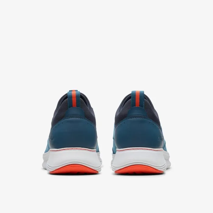 Clarks Trainers Motion Trek Ez Teal Combination 8211 Men