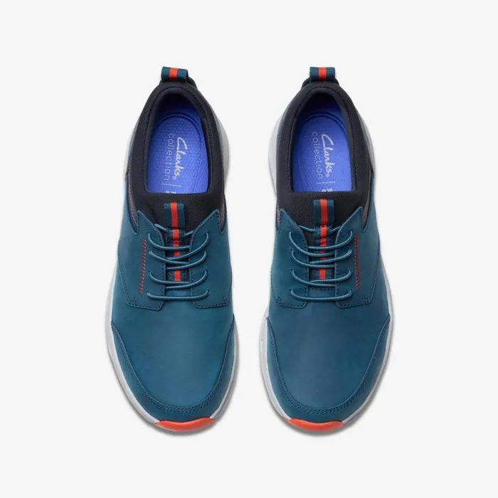 Clarks Trainers Motion Trek Ez Teal Combination 8211 Men