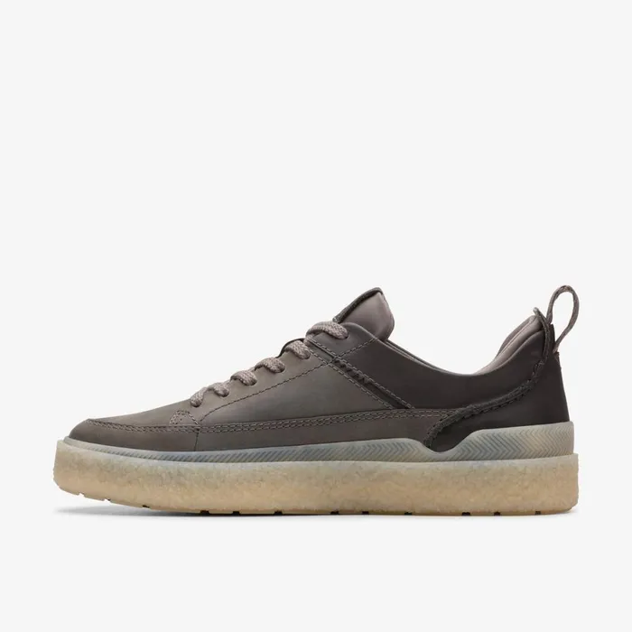 Clarks Trainers Somerset Lace Dark Grey Nubuck 8211 Men