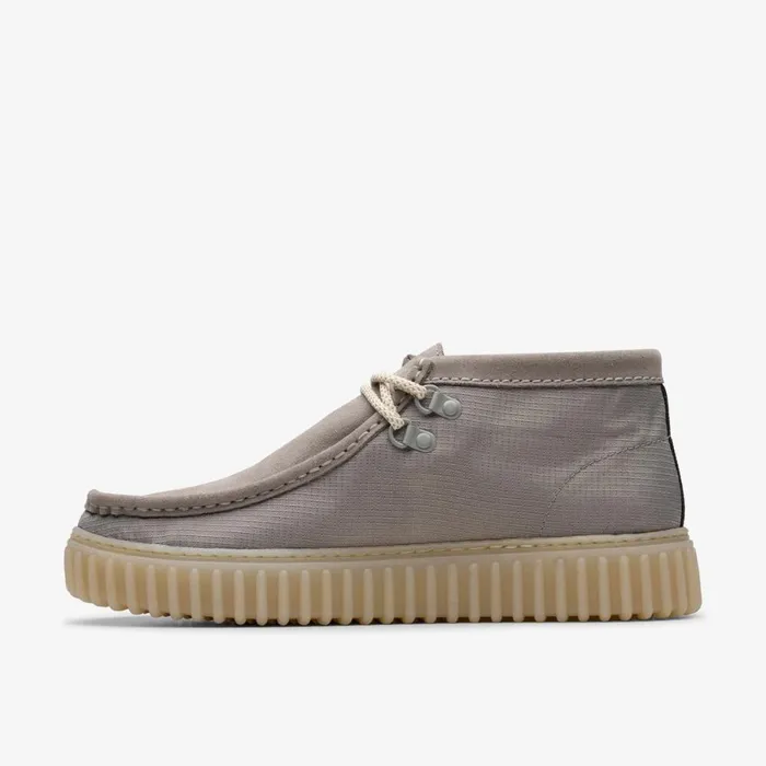 Clarks Waterproof Boots Torhill Hi GoreTex Grey Combination 8211 Men