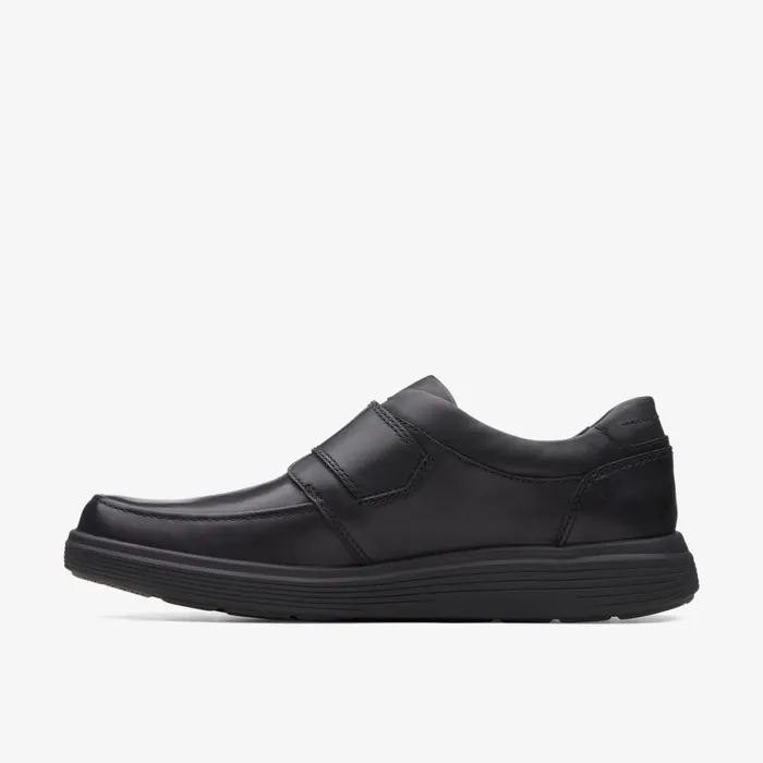 Clarks Wide Fit Shoes Un Abode Strap Loafer Black Leather 8211 Men Clarks Wide Fit Shoes Un Abode Strap Loafer Black Leather 8211 Men