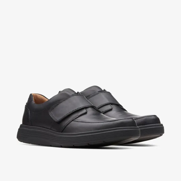 Clarks Wide Fit Shoes Un Abode Strap Loafer Black Leather 8211 Men Clarks Wide Fit Shoes Un Abode Strap Loafer Black Leather 8211 Men