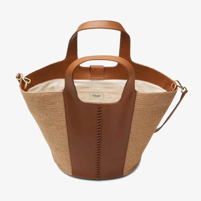 Clarks Women039s Bags Summery Large Tan Leather 8211 Women