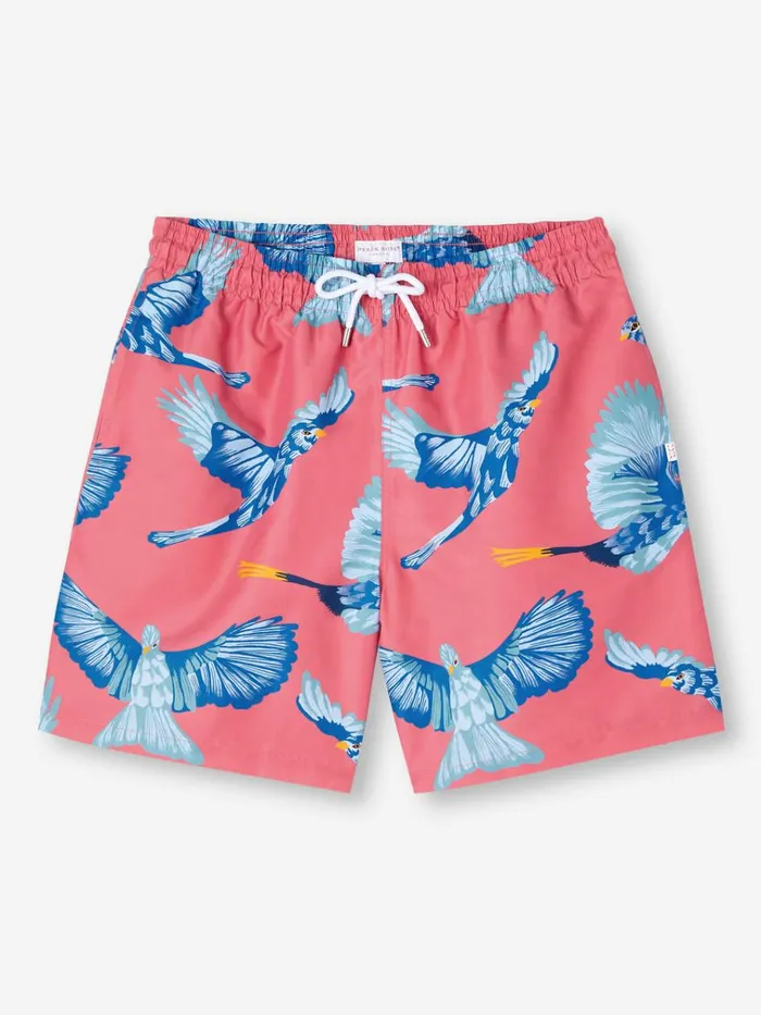 Classic Fit Swim Shorts Men Derek Rose Swim Shorts Maui 54 Multi