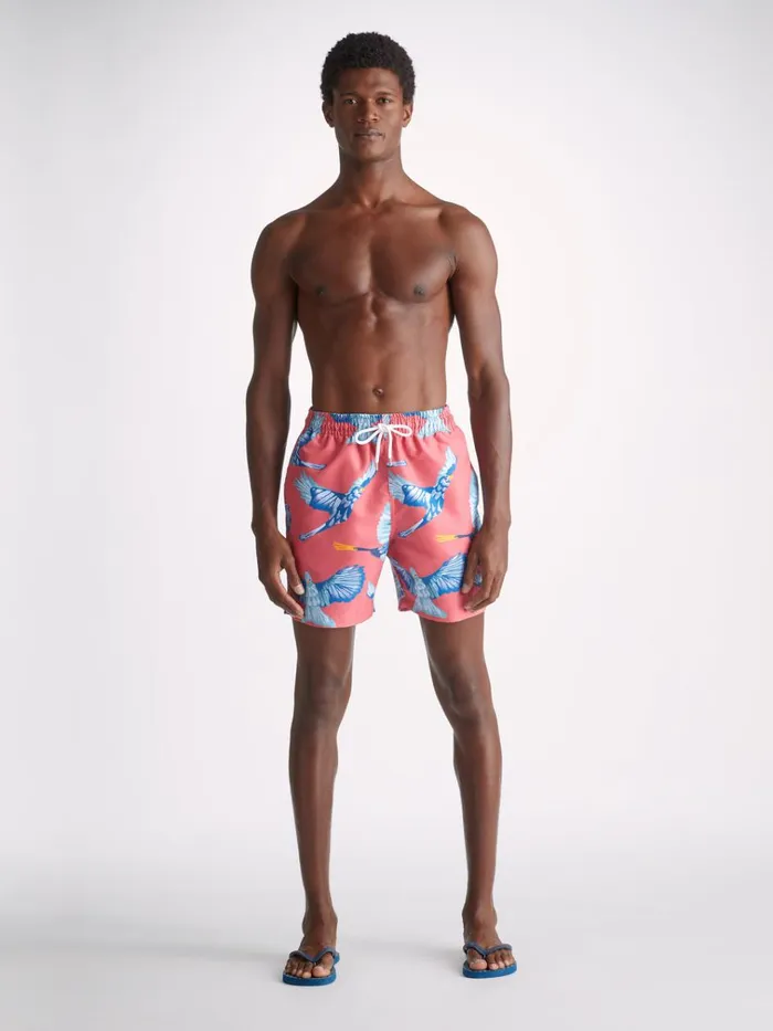 Classic Fit Swim Shorts Men Derek Rose Swim Shorts Maui 54 Multi