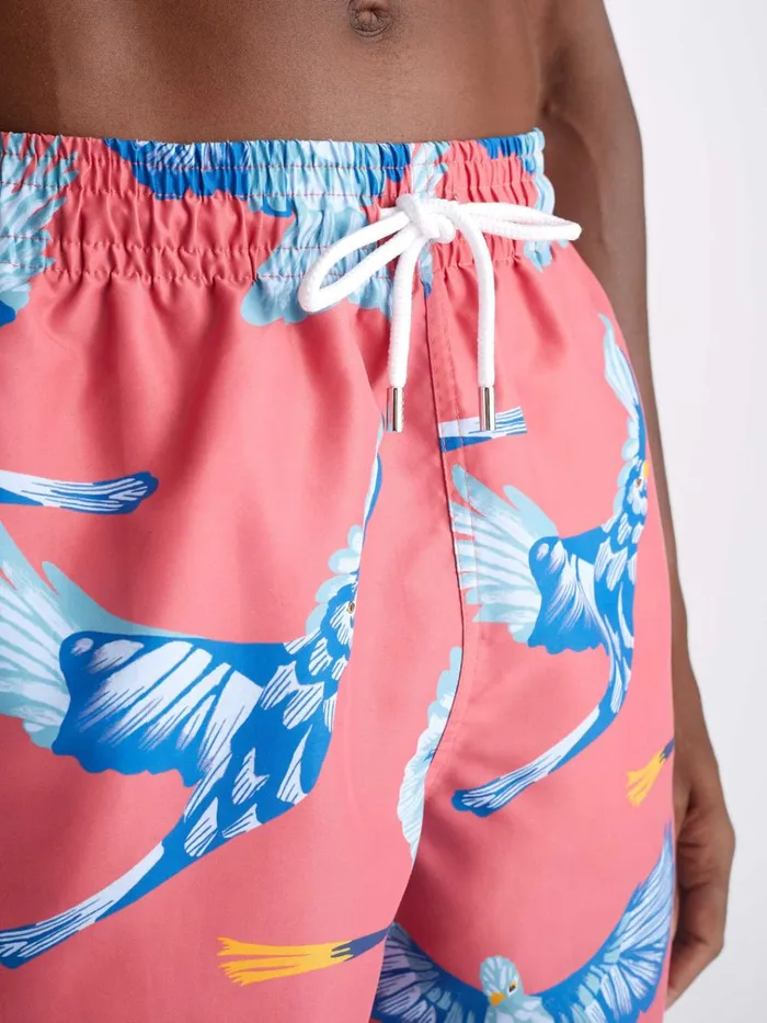 Classic Fit Swim Shorts Men Derek Rose Swim Shorts Maui 54 Multi