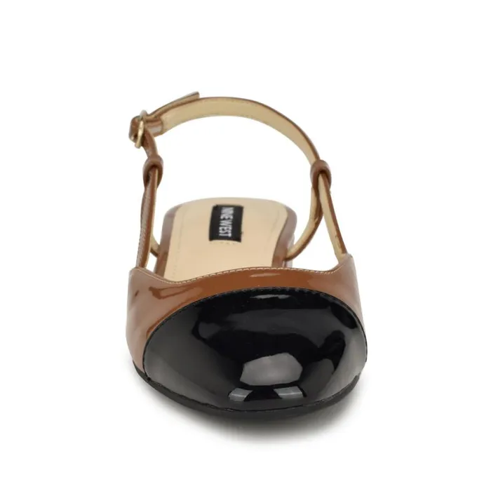 Cloude Slingback Dress Flats Brownblack Women Nine West Flats Cloude Slingback Dress Flats Brownblack Women Nine West Flats
