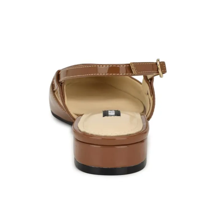 Cloude Slingback Dress Flats Brownblack Women Nine West Flats Cloude Slingback Dress Flats Brownblack Women Nine West Flats