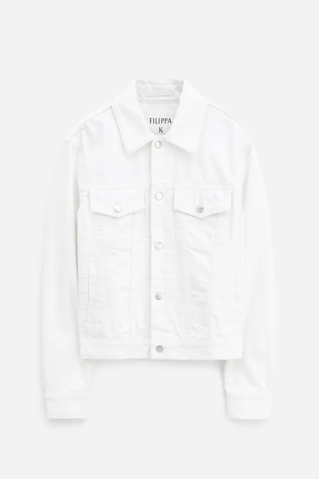 Coats and Jackets Classic Jean Jacket Ecru Wash filippak Men