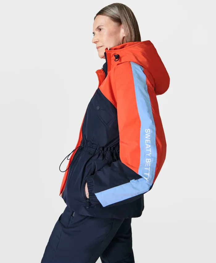 Coats and Jackets Women Sweaty Betty Arctic Ski Jacket Navy Blue