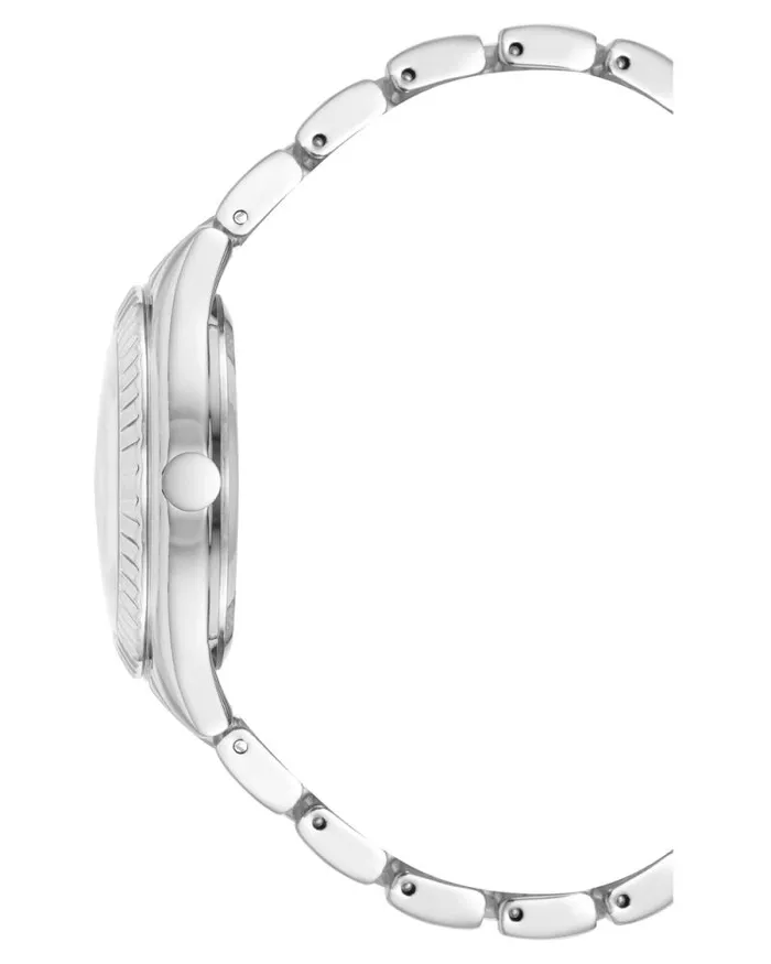 Coin Edge Bezel Watch Turquoisesilver Women Nine West Straps Coin Edge Bezel Watch Turquoisesilver Women Nine West Straps