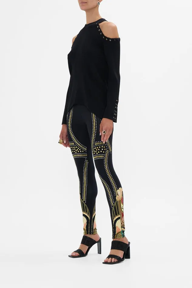 COLD SHOULDER FLARED SLEEVE KNIT THEY CALLED HER NEFERTARI They Called Her Nefertari Womens Camilla Knitwear