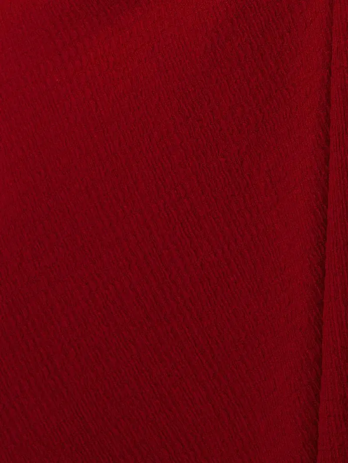 Crinkle Ruched Jersey Dress Red Women Jigsaw Party