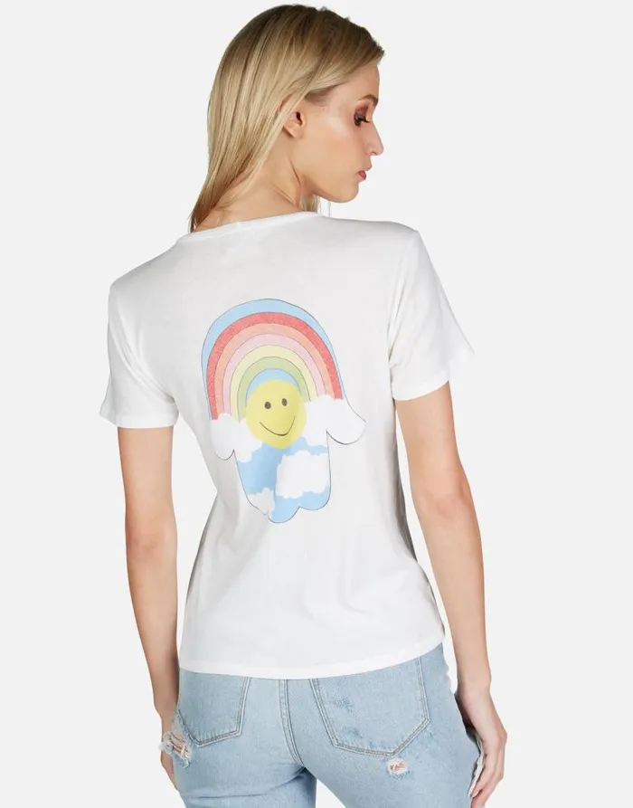 Croft Happy Cloud Hamsa Milk Women Lauren Moshi Short Sleeve