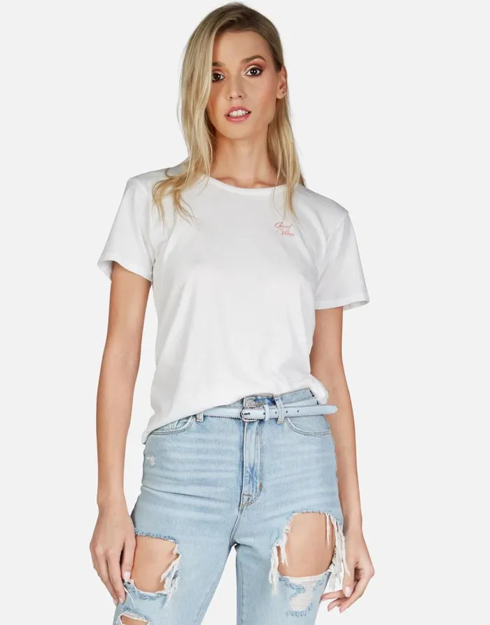 Croft Happy Cloud Hamsa Milk Women Lauren Moshi Short Sleeve